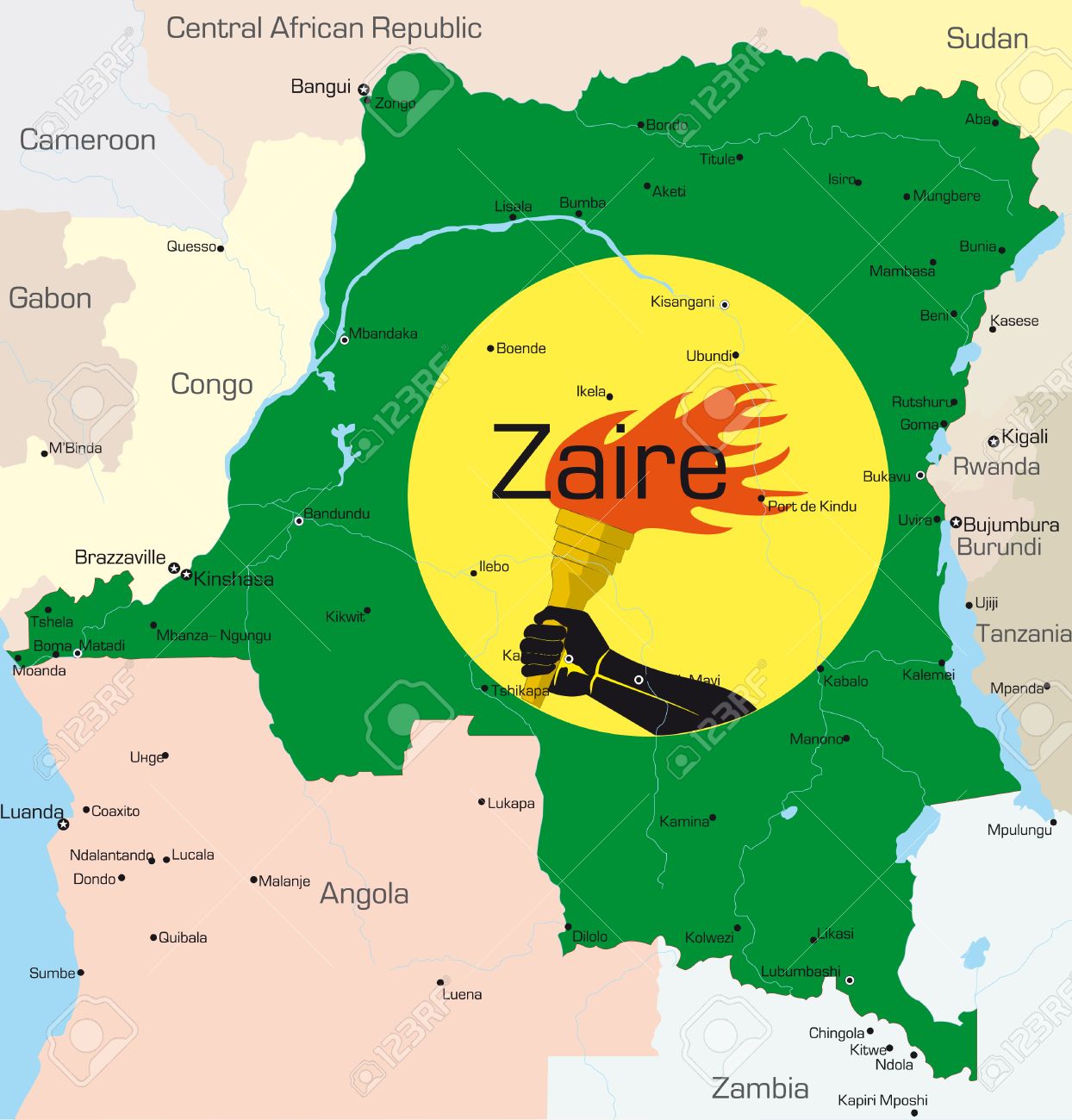 Le 27 octobre 1971, la République démocratique du Congo devient Zaïre. – Babunga raconte…
